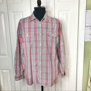 Paper, Denim & Cloth 💯% cotton plaid shirt, roll tab sleeves